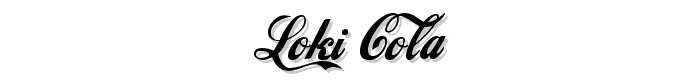 Loki Cola font